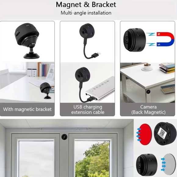 Compact Black Mini Camera - Picture 6 of 8
